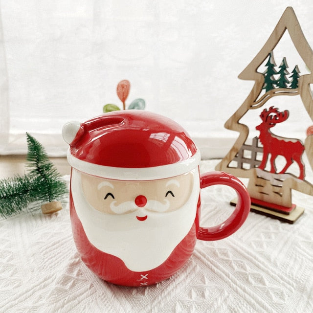 Creative Santa Ceramic Tea Mug - Image 5