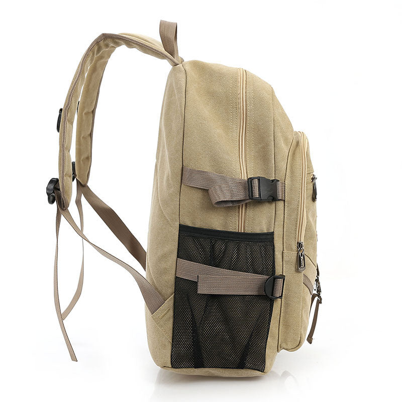 Shoulder Strap Zipper Solid Casual Backpack - Image 12