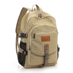 Shoulder Strap Zipper Solid Casual Backpack