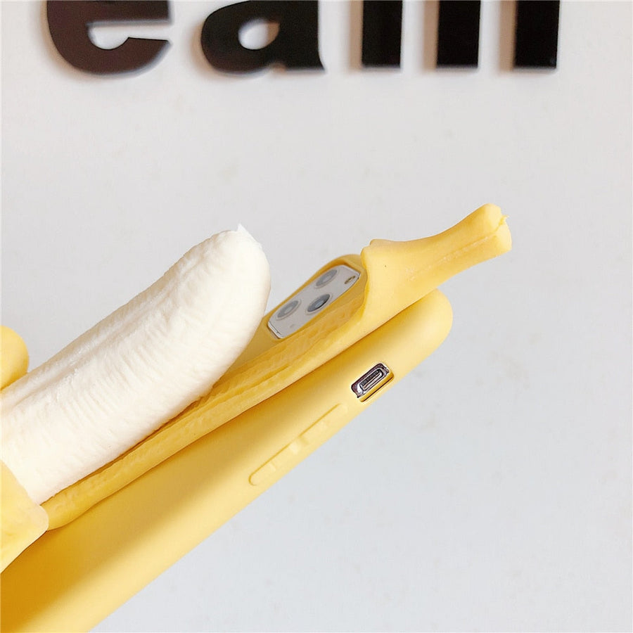 Funny Stress Reliever 3D Banana Phone Case - Image 6