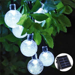 Solar Crystal Waterproof Fairy Outdoor Lights