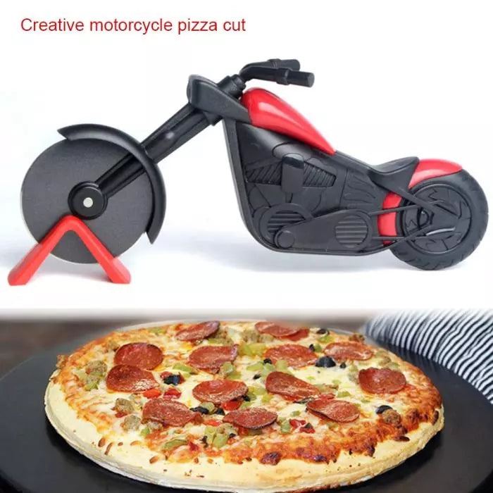 Motorcycle Shaped Pizza Cutter - Image 1
