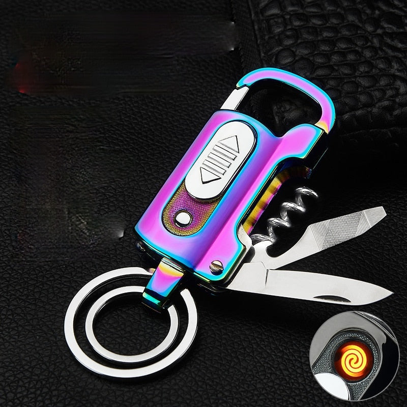 Multifunctional Outdoor Camping Survival Keychain Tool - Image 0