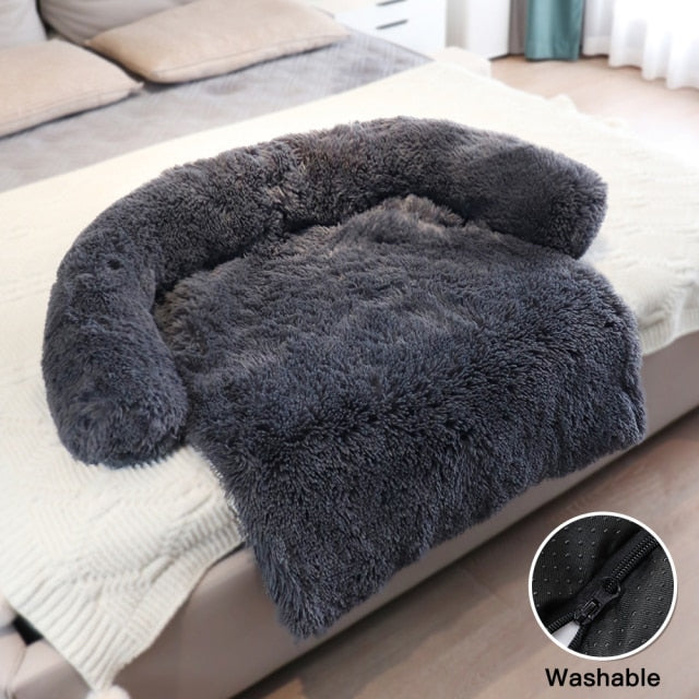 Large Pet Plush Sofa Cover Bed - Image 11
