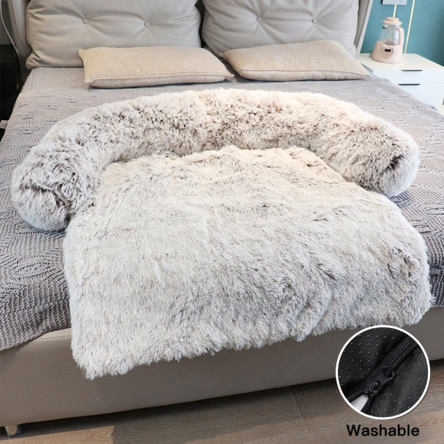 Large Pet Plush Sofa Cover Bed - Image 5