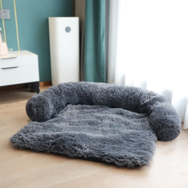 Large Pet Plush Sofa Cover Bed - Image 9