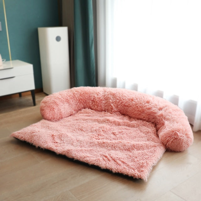 Large Pet Plush Sofa Cover Bed - Image 3
