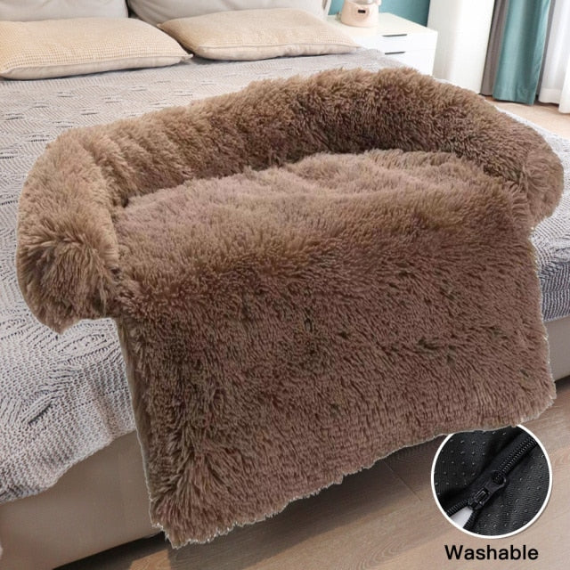 Large Pet Plush Sofa Cover Bed - Image 8