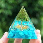 Creative Natural Crystal Universe Energy Pyramid