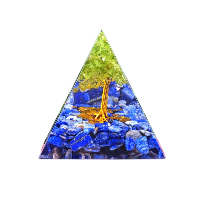 Creative Natural Crystal Universe Energy Pyramid - Image 9