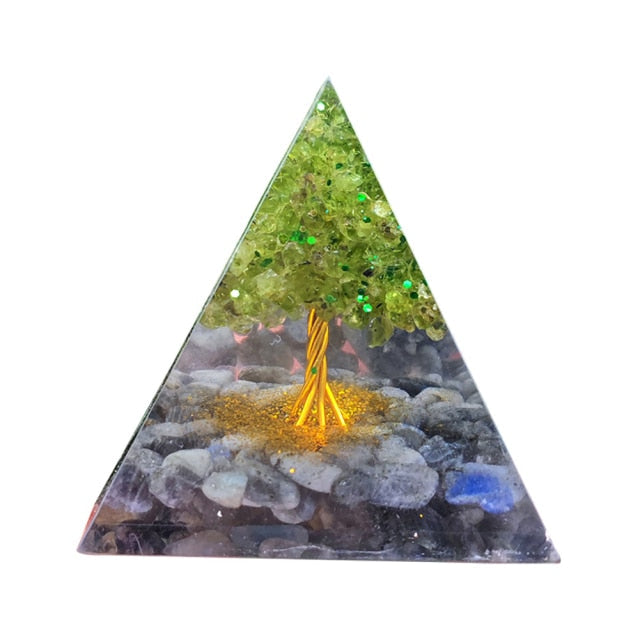 Creative Natural Crystal Universe Energy Pyramid - Image 28