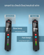 LCD Result Display Voltage Tester Thermometer