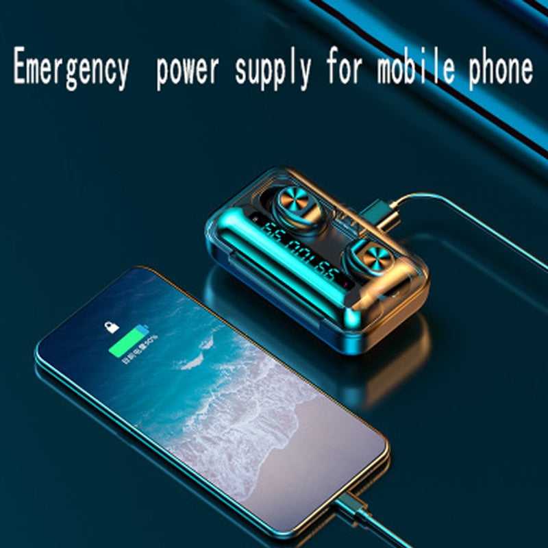 Flashlight Charging Case Wireless Noise Cancelling Earbuds - Image 3