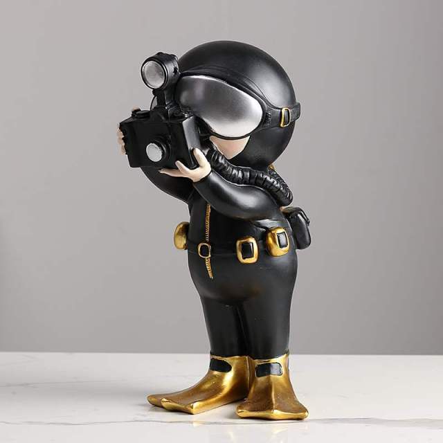 Handmade Creative Cute Diver Figurines - Image 4
