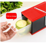 Multifunctional Four-sided Vegetable Grater Slicer