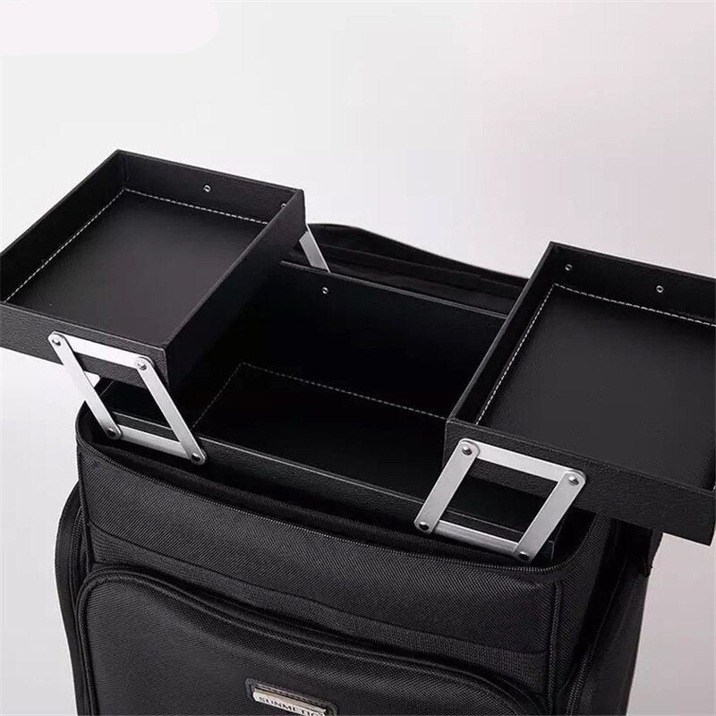 Multifunctional Cosmetic Makeup Trolley Suitcase - Image 2