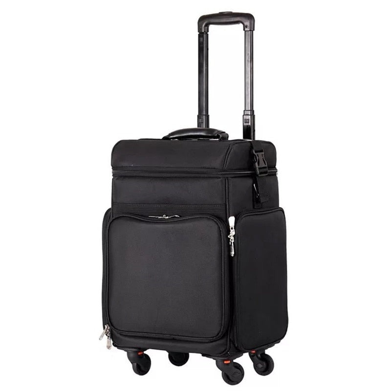Multifunctional Cosmetic Makeup Trolley Suitcase - Image 4