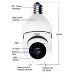 360 Wifi Light Bulb Auto Tracking Camera