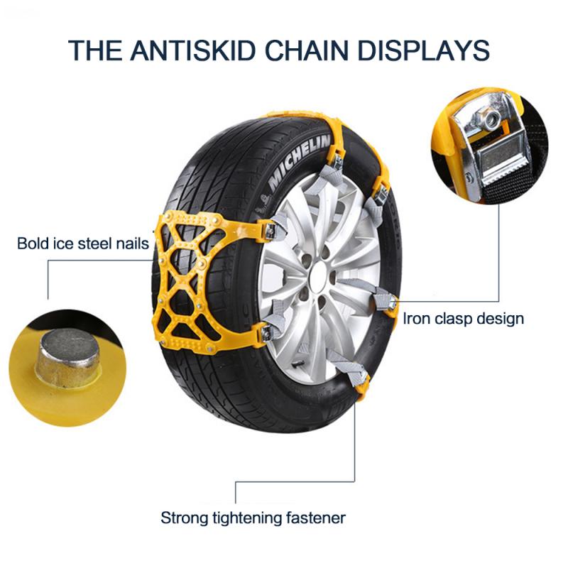 Anti-Slip Tire Snow Car Chain