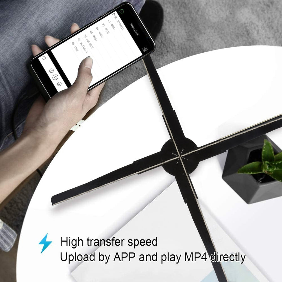 3D Holographic Wifi Projector Fan - Image 3