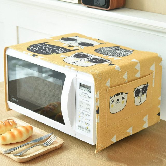 Artsy Microwave Cotton Cover Organizer - Image 4