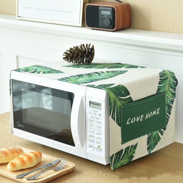 Artsy Microwave Cotton Cover Organizer