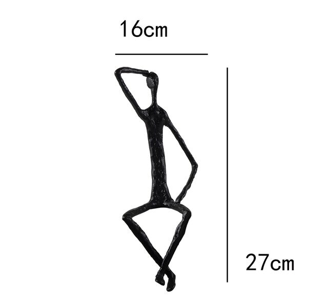 Modern Abstract Metal Home Decor Figures - Image 10