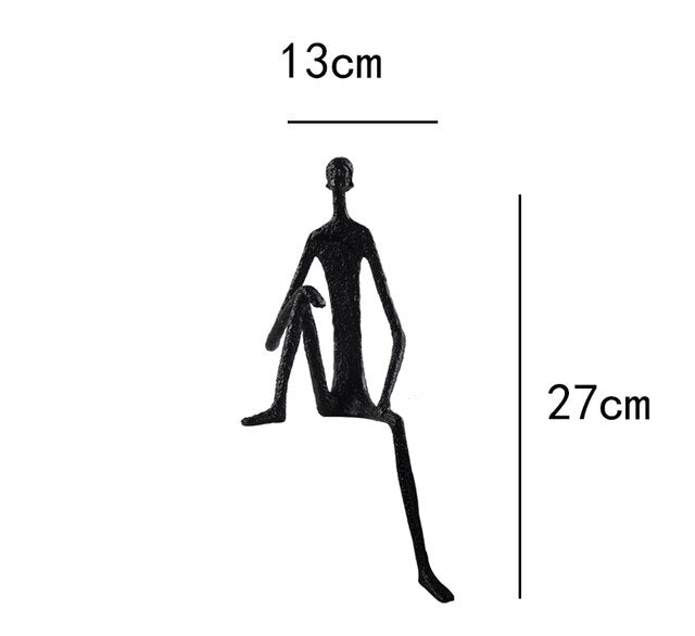 Modern Abstract Metal Home Decor Figures - Image 9
