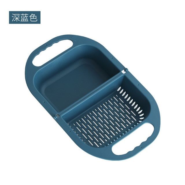 Collapsible Fruit Vegetable Drain Basket - Image 7
