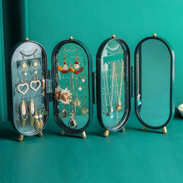 Elegant Foldable Jewelry Organizer Stand - Image 2
