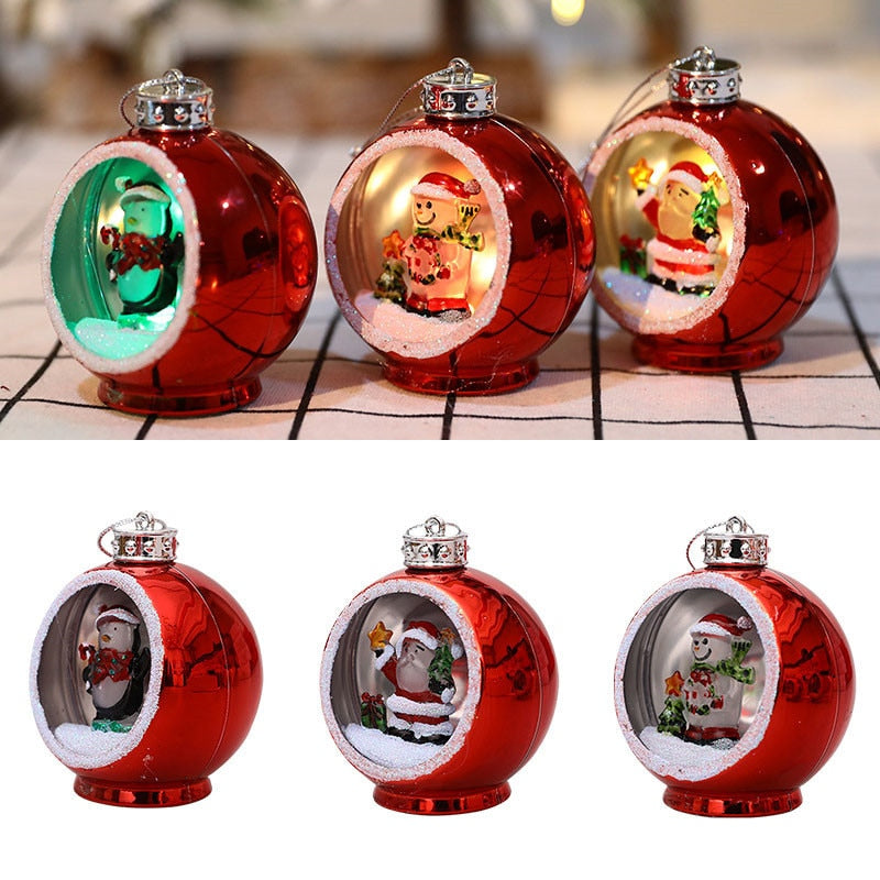 LED Christmas Hollow Ball Ornaments - Image 2