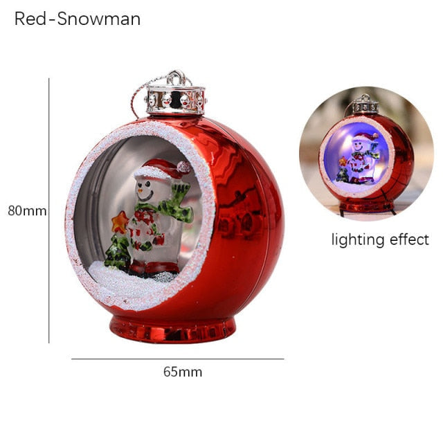 LED Christmas Hollow Ball Ornaments