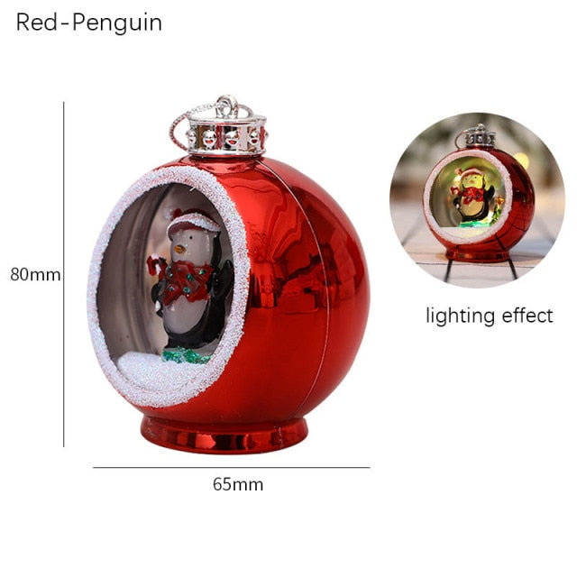 LED Christmas Hollow Ball Ornaments