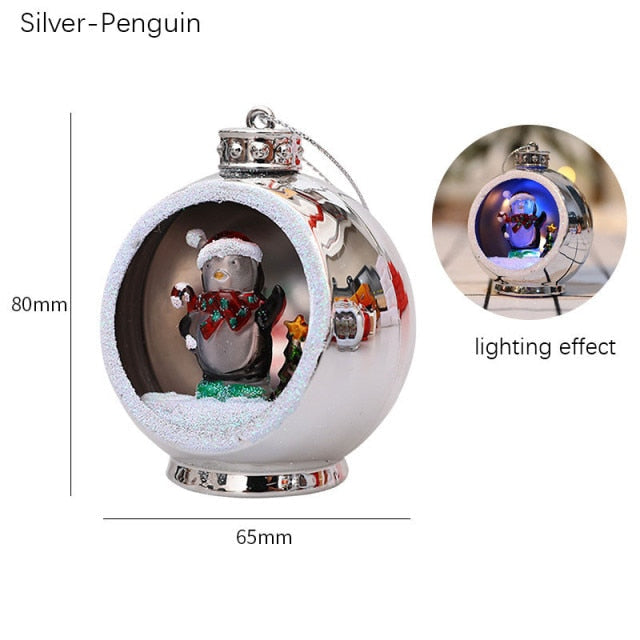 LED Christmas Hollow Ball Ornaments - Image 9