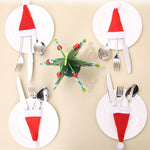 Christmas Silverware Holder Set