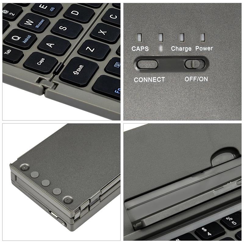 Portable Wireless Pocket Keyboard Phone Holder - Image 2