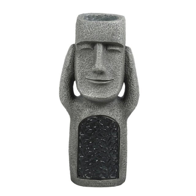 Easter Island Statue Garden Flower Pot - Image 5