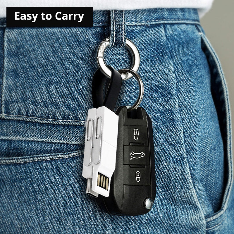 4in1 Magnetic Keychain USB Charging Cable - Image 3