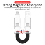 4in1 Magnetic Keychain USB Charging Cable