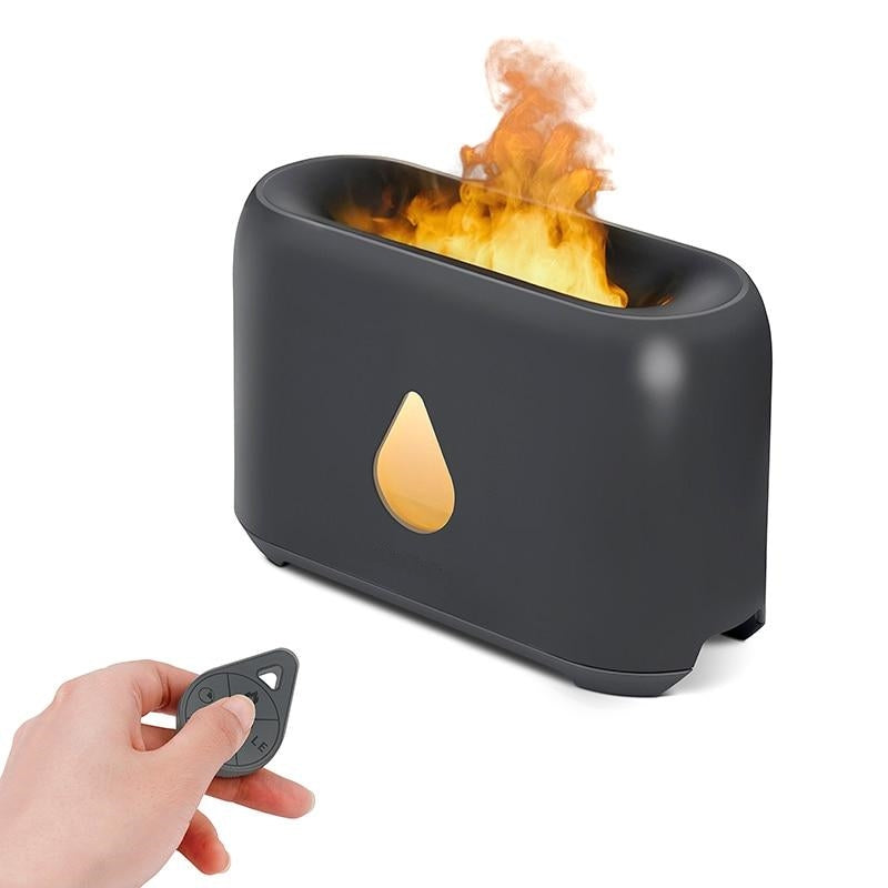 Remote Control USB Flame Aromatherapy Humidifier