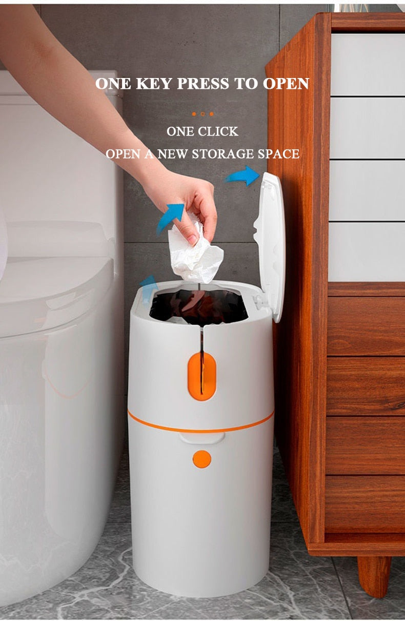 Automatic Easy Packaging Smart Trash Can