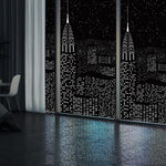 Unique City View Polyester Blackout Curtains