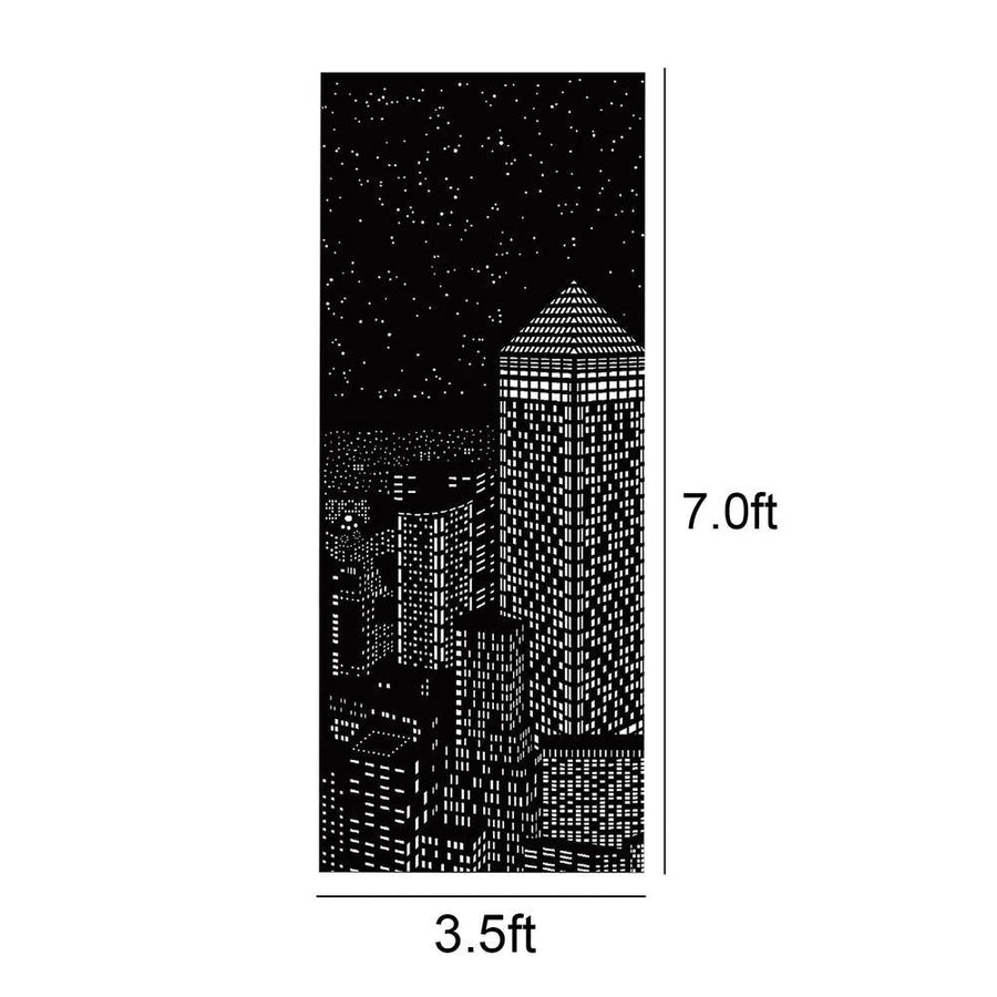 Unique City View Polyester Blackout Curtains - Image 4