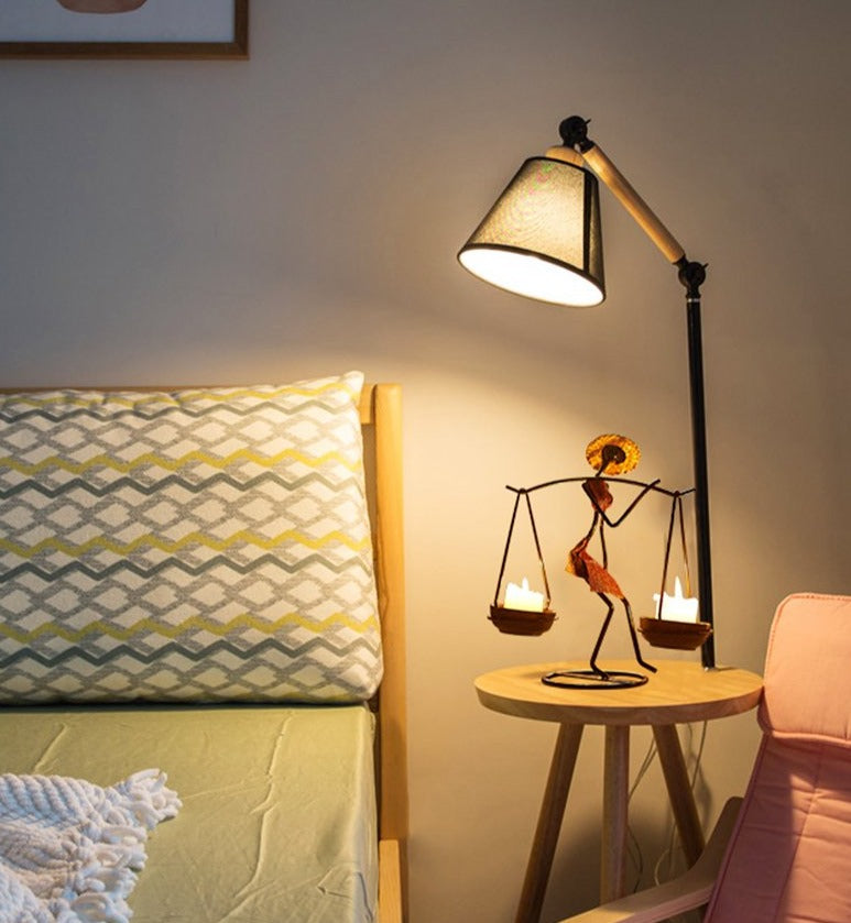 Nordic Abstract Character Metal Candle Holder - Image 3