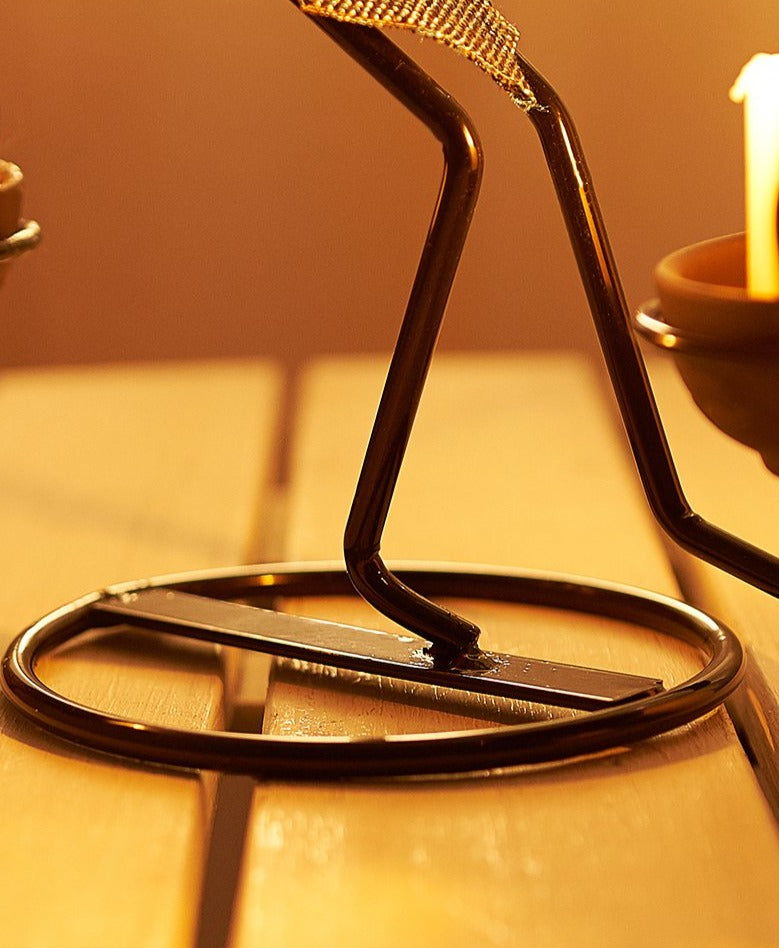 Nordic Abstract Character Metal Candle Holder - Image 12