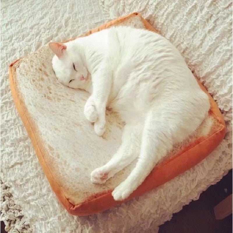 Toast Bread Warm Cat Bed - Image 0