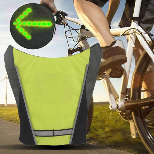 LED Wireless Bike Reflective Signal Vest - Image 0