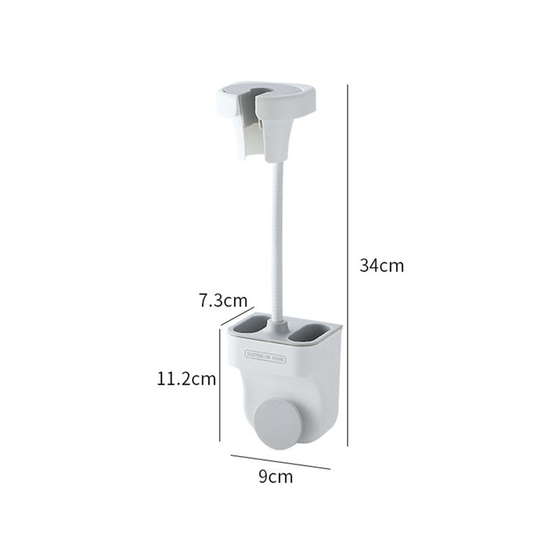 Wall-Mounted Rotatable Shower Head Holder