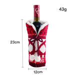 Knitted Christmas Bottle Cover