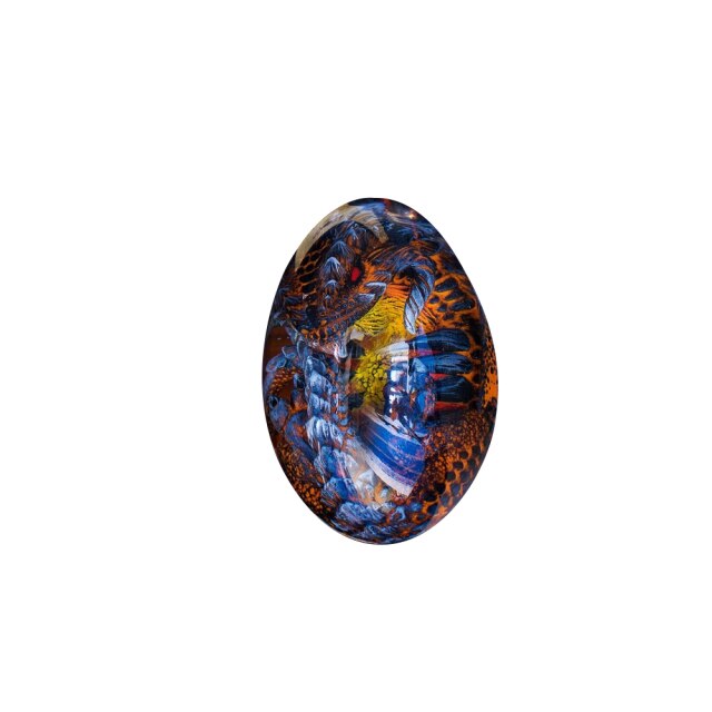 Crystal Lava Dragon Egg Home Decor